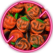 Citrouilles d'Halloween  bonbons gélifiés lisses 100g